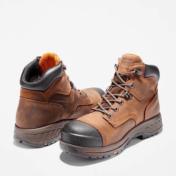 Timberland PRO Helix HD Earth Brown Work Safety Boots Size 11 M Gorpcore - Picture 1 of 8